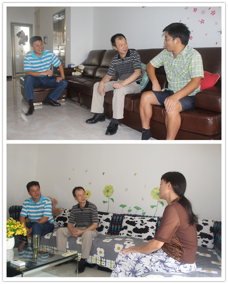 李忠红看望教师