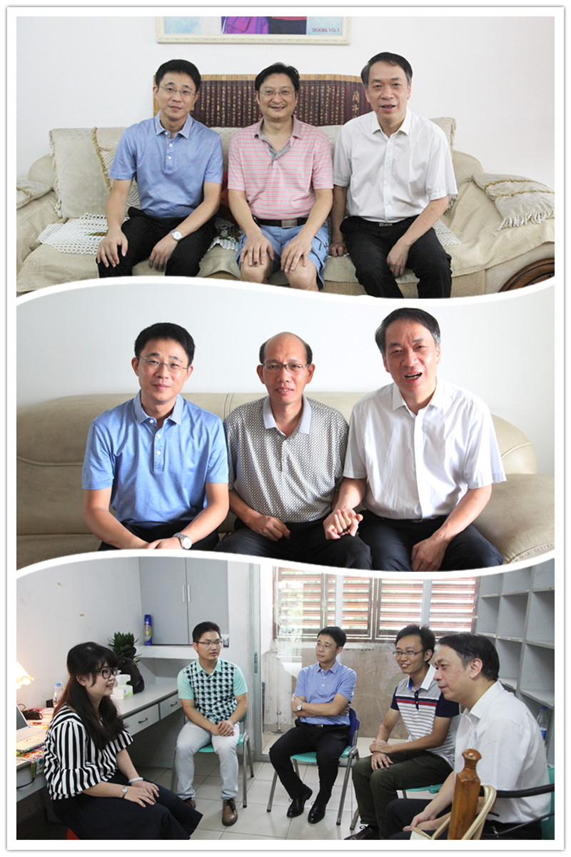 成洪波慰问教师